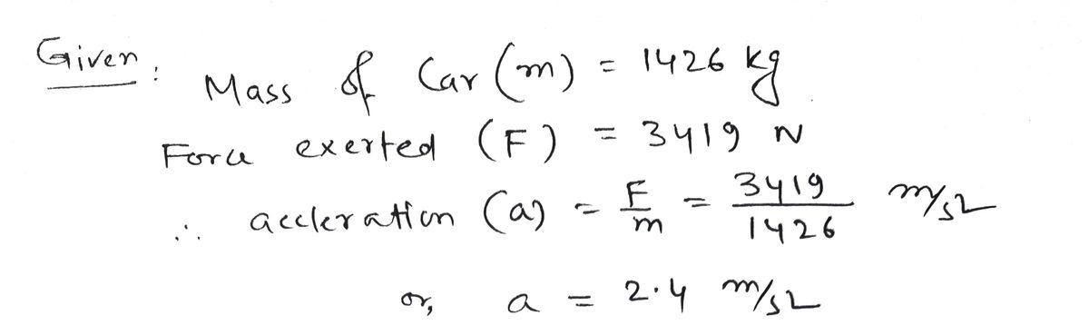 Physics homework question answer, step 1, image 1